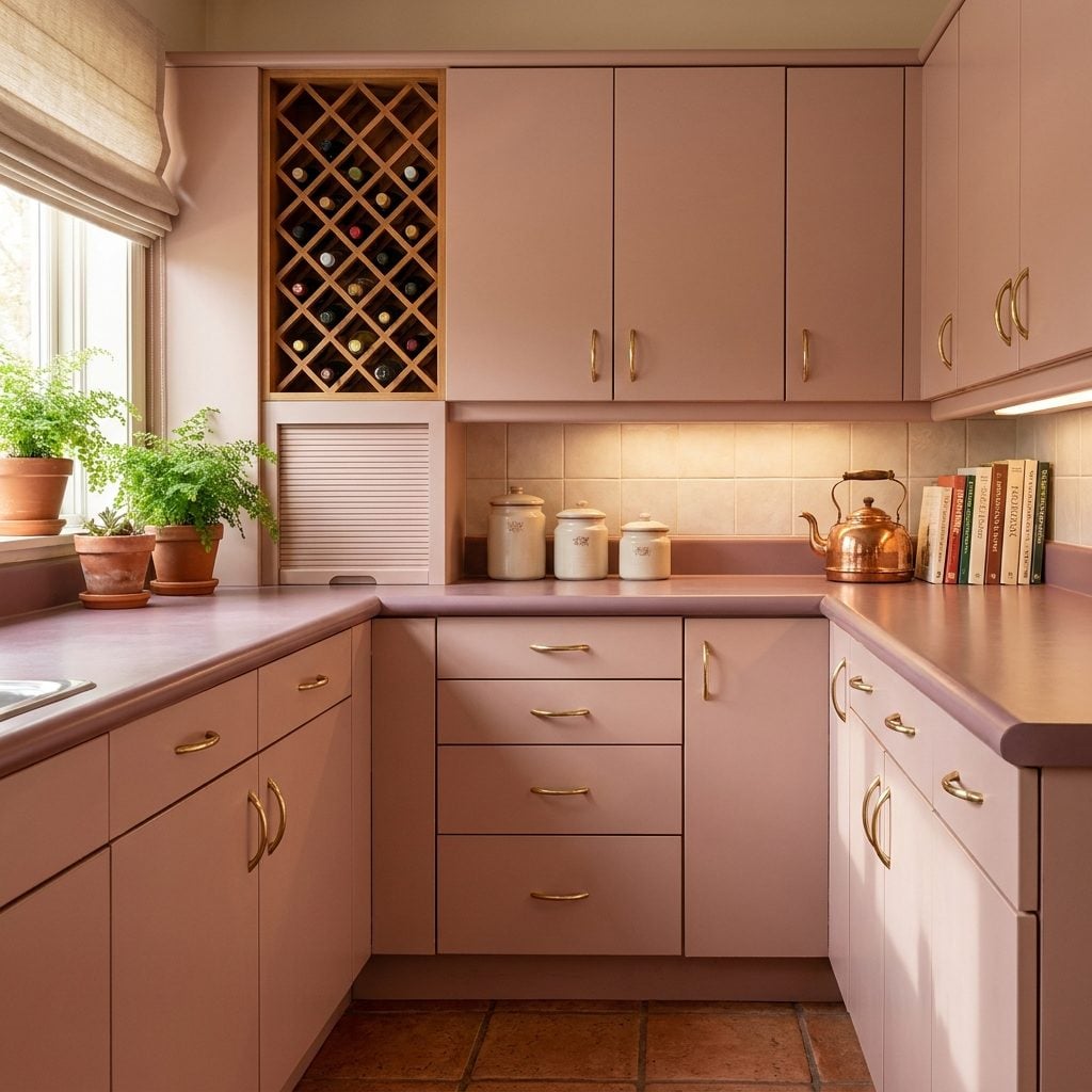 Dusty Rose and Mauve: When Pink Grew Up and Moved Into the Kitchen