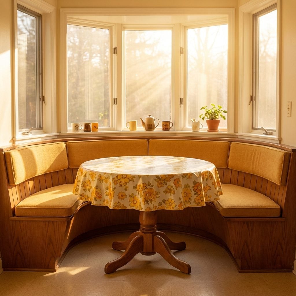 The Eat-In Kitchen Breakfast Nook With the Curved Bench