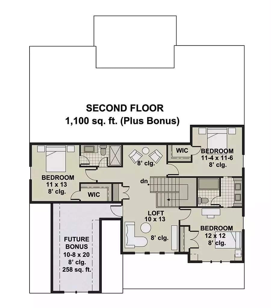 Floor Plan - Second Floor