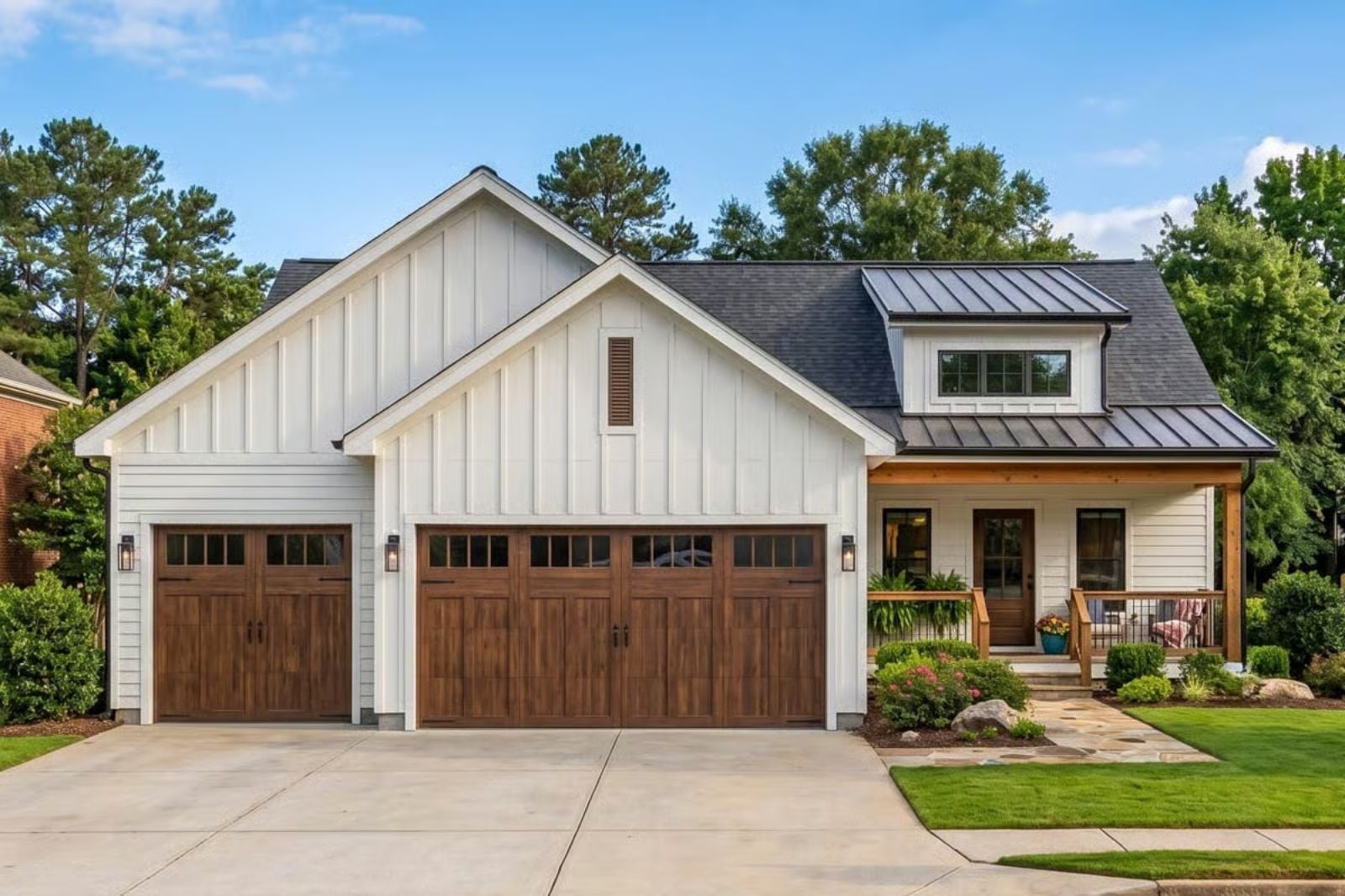 Evermere 5-Bedroom Modern Farmhouse with Finished Lower Level Designed for Families with Teenagers Who Need Their Own Wing (Floor Plan)