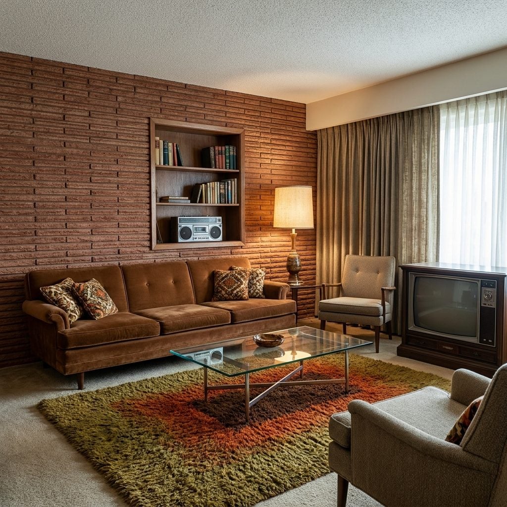 The Faux-Brick Accent Wall
