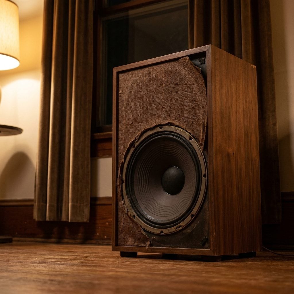 Floor-Standing Wood-Cabinet Speakers