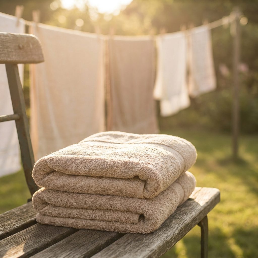 Fold the Clothes the Moment They Were Dry