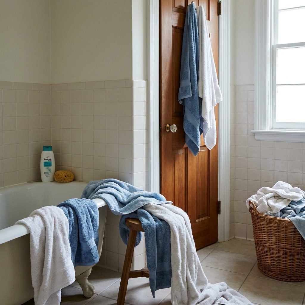 Forgetting Where the Towels Will Hang Until the Bathroom Is Finished