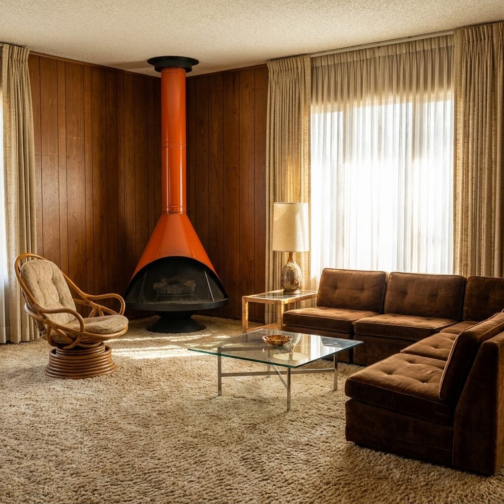 The Freestanding Cone Fireplace