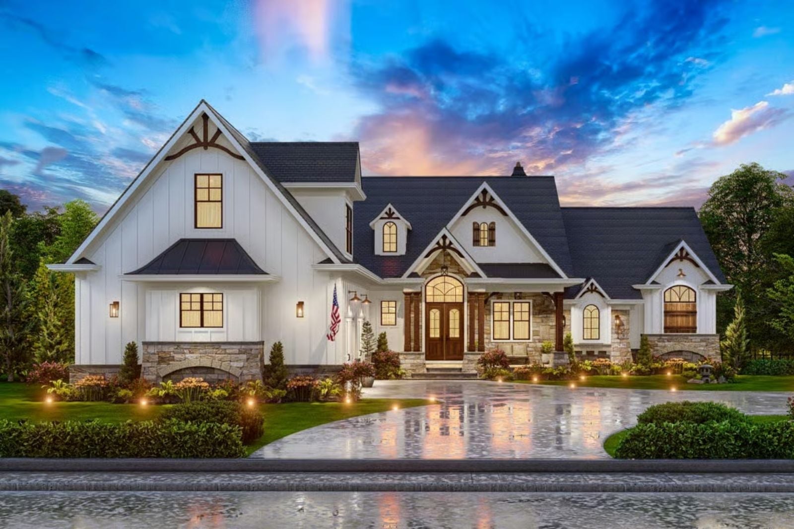 Glenwick 3-Bedroom Craftsman Lake House with Walkout Basement Designed for Families Who Live for Lake Days, Pool Days, and Long Weekends (Floor Plan)