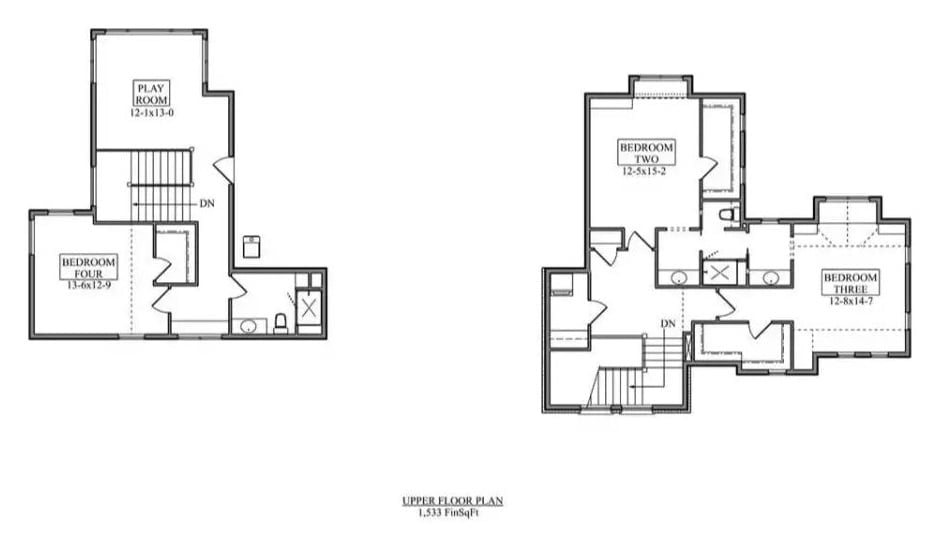 Floor Plan 2 - Greenland Close 4-Bedroom Craftsman with Walkout Basement Designed for Self-Made Homeowners Finally Building What They Always Wanted