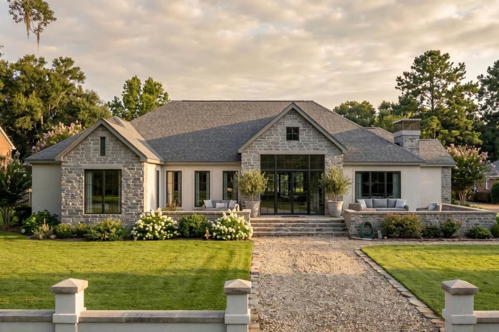 Greymoor 5-Bedroom European Ranch with Home Theater Designed for Self-Made Homeowners Finally Building What They Always Wanted (Floor Plan)