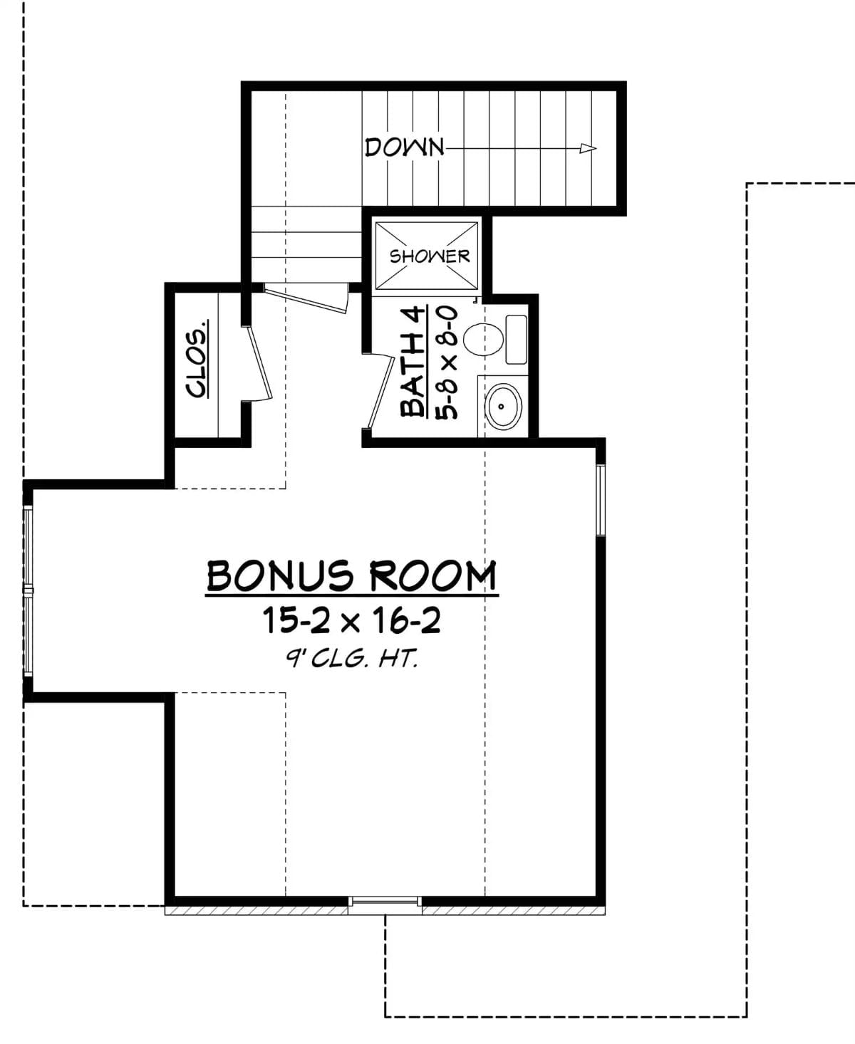 Floor Plan - Bonus Room