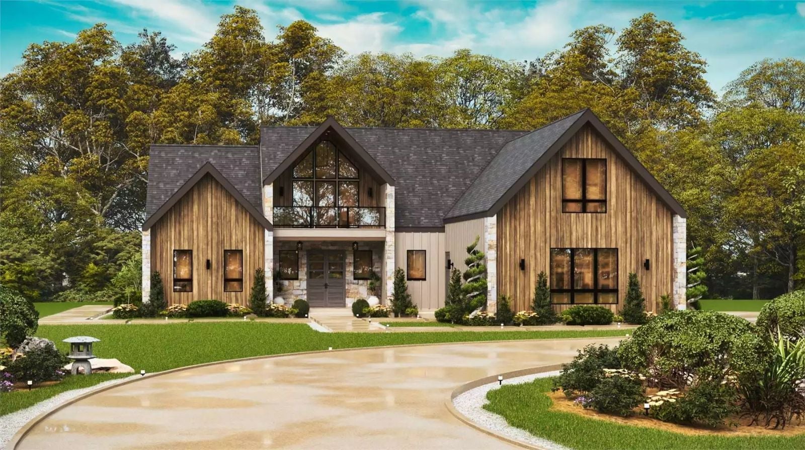 Hambrook Row 4-Bedroom Modern Farmhouse with Rec Room Designed for Families Who Actually Like Spending Time Together (Floor Plan)