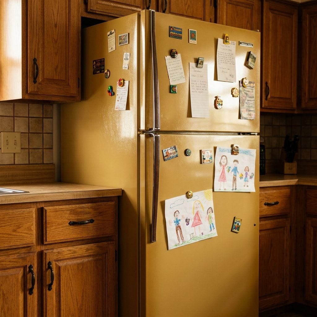 Harvest Gold Appliances Still Loyally Hanging On