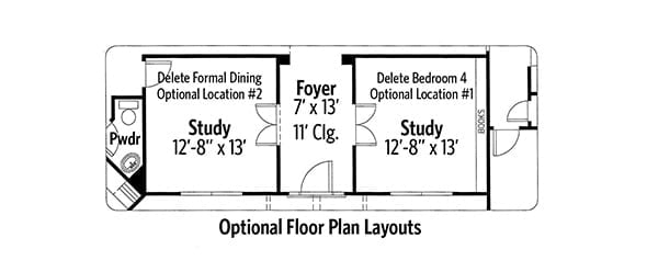 Floor Plan - Optional Layout