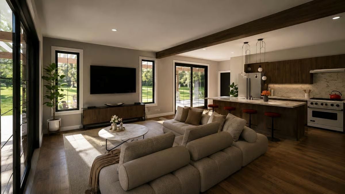 Open-Plan Living Where the Kitchen Earns Its Place at the Party