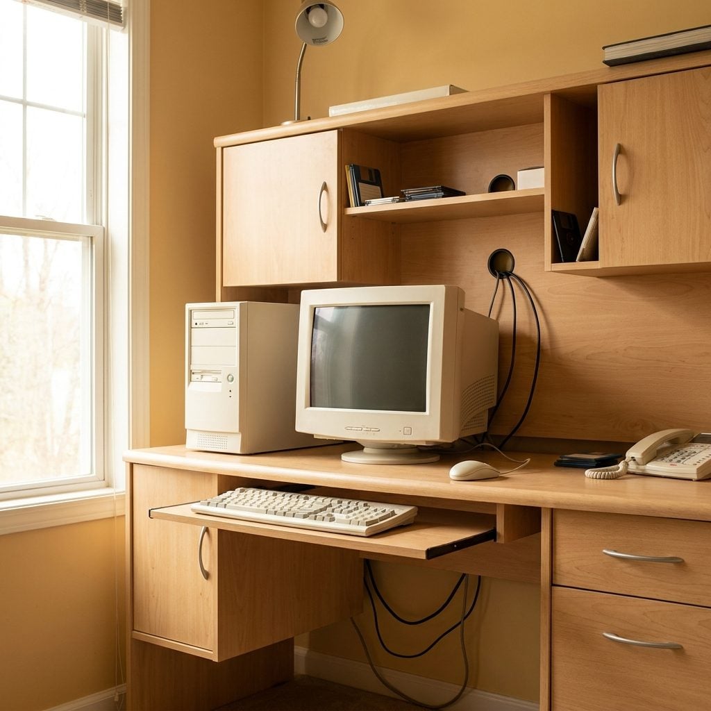 The Heavy Computer Desk Built for One Machine