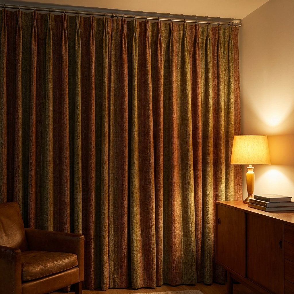 Heavy Curtains That Sealed the Room Off After Dark