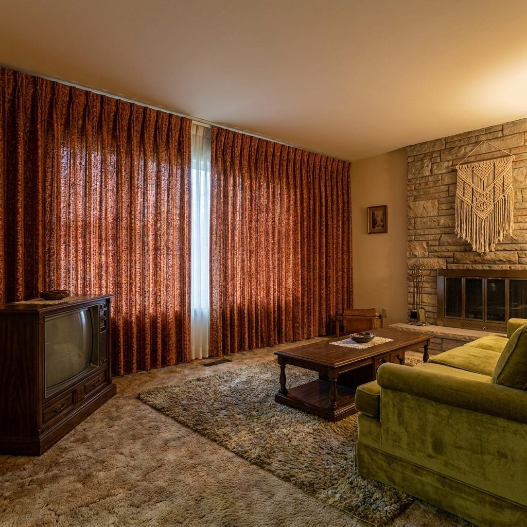 The Heavy Floor-to-Ceiling Drapes That Swallowed an Entire Wall