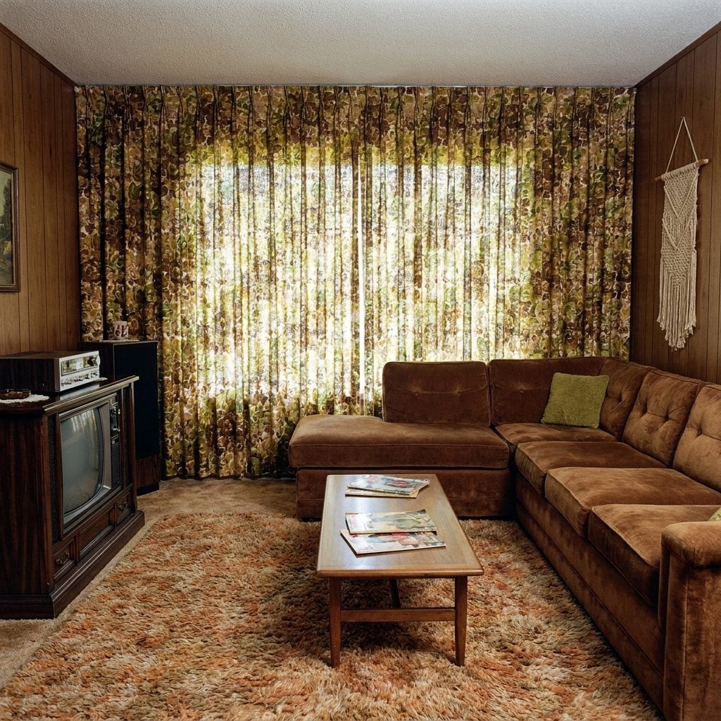 The Heavy Patterned Drapes