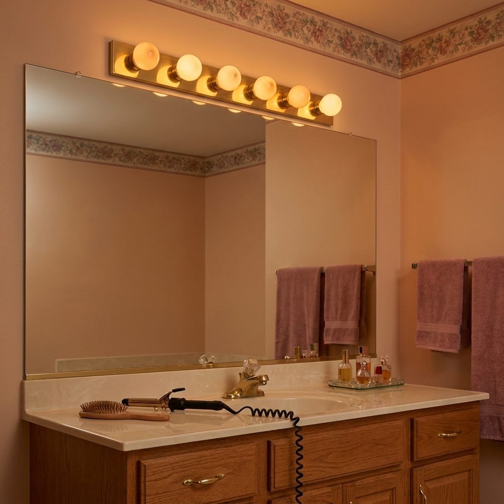Hollywood-Style Vanity Lights With the Row of Round Bulbs