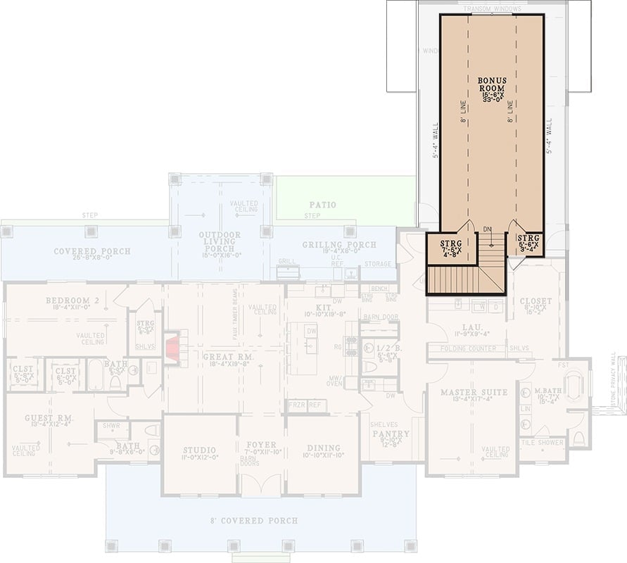 Floor Plan - Bonus Room