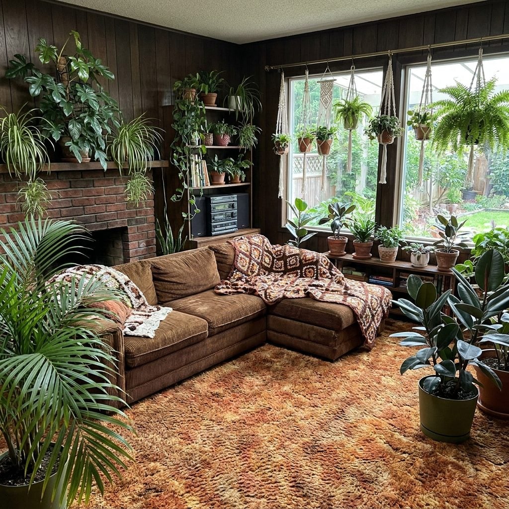 Houseplants Claiming Every Corner and Windowsill