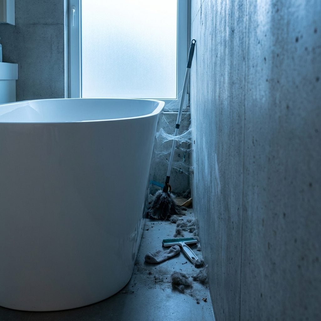 Installing a Freestanding Tub That's Nearly Impossible to Clean Behind