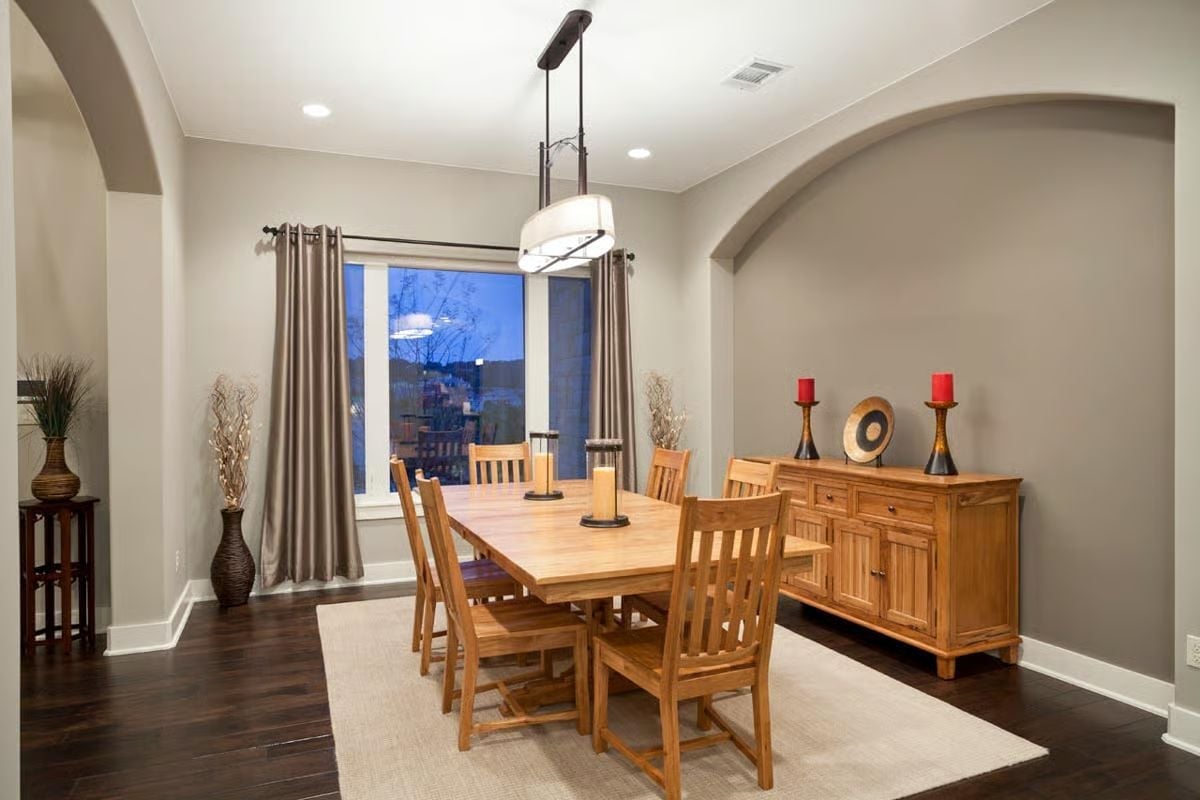 Candlelit Sideboard and Craftsman Chairs That Know What They're Doing