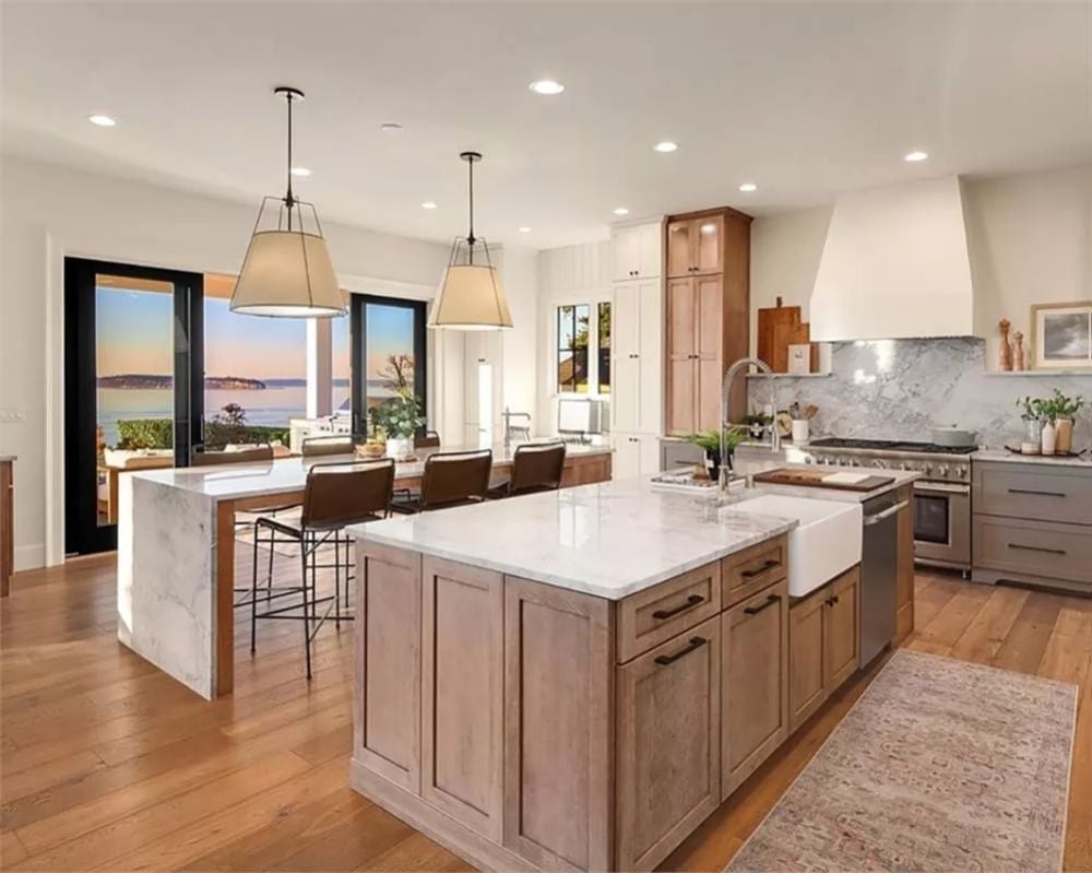 Marble Counters, a Farmhouse Sink, and Views That Compete With the Cooking