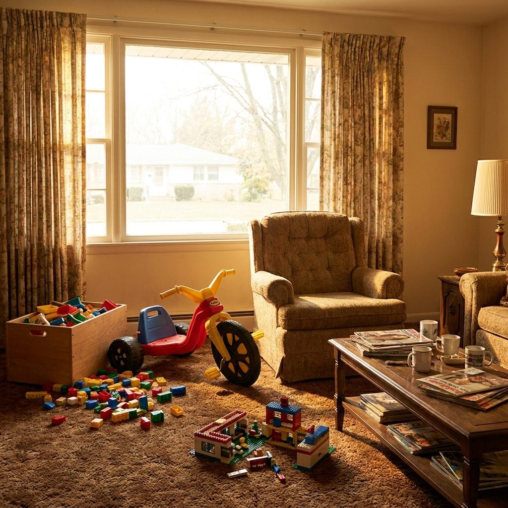 Kids' Toys Sharing Space With the Adults' Furniture