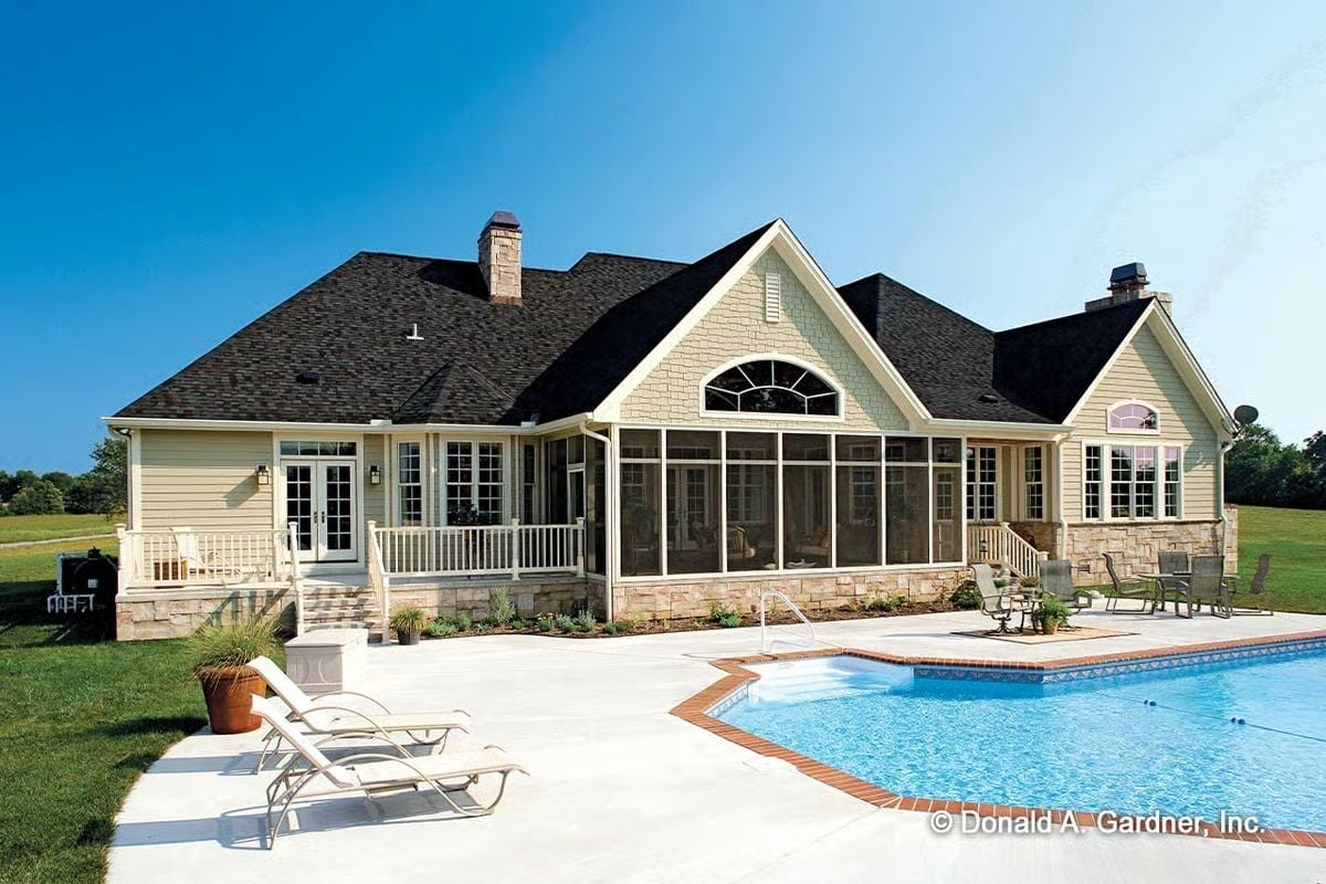 Poolside Living Starts Here, and the Screened Porch Makes It Work Year-Round