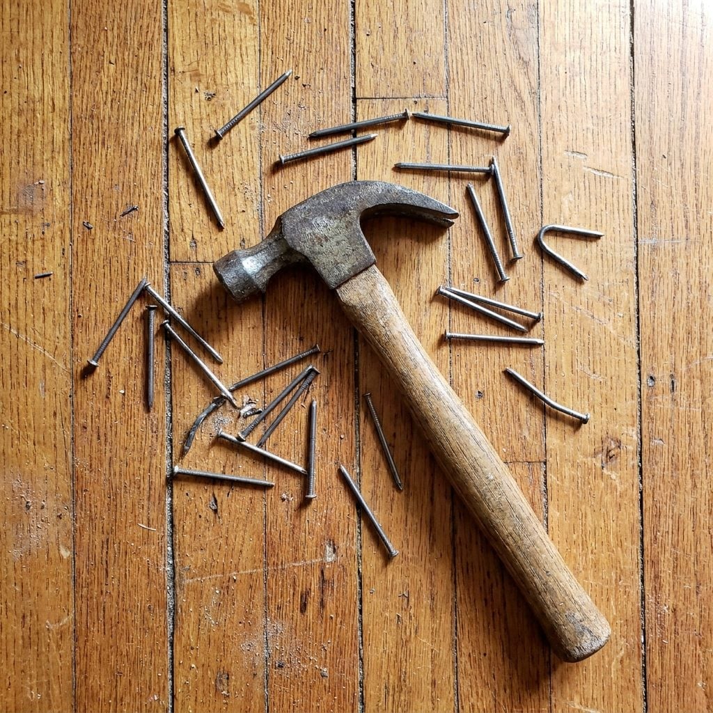 Loose Floorboards Silenced With a Few Well-Placed Nails