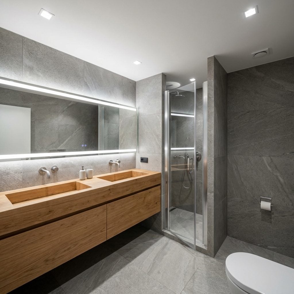 Making the Shower Too Small Because You Wanted a Bigger Vanity