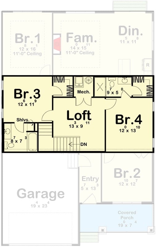 Floor Plan - Second Floor