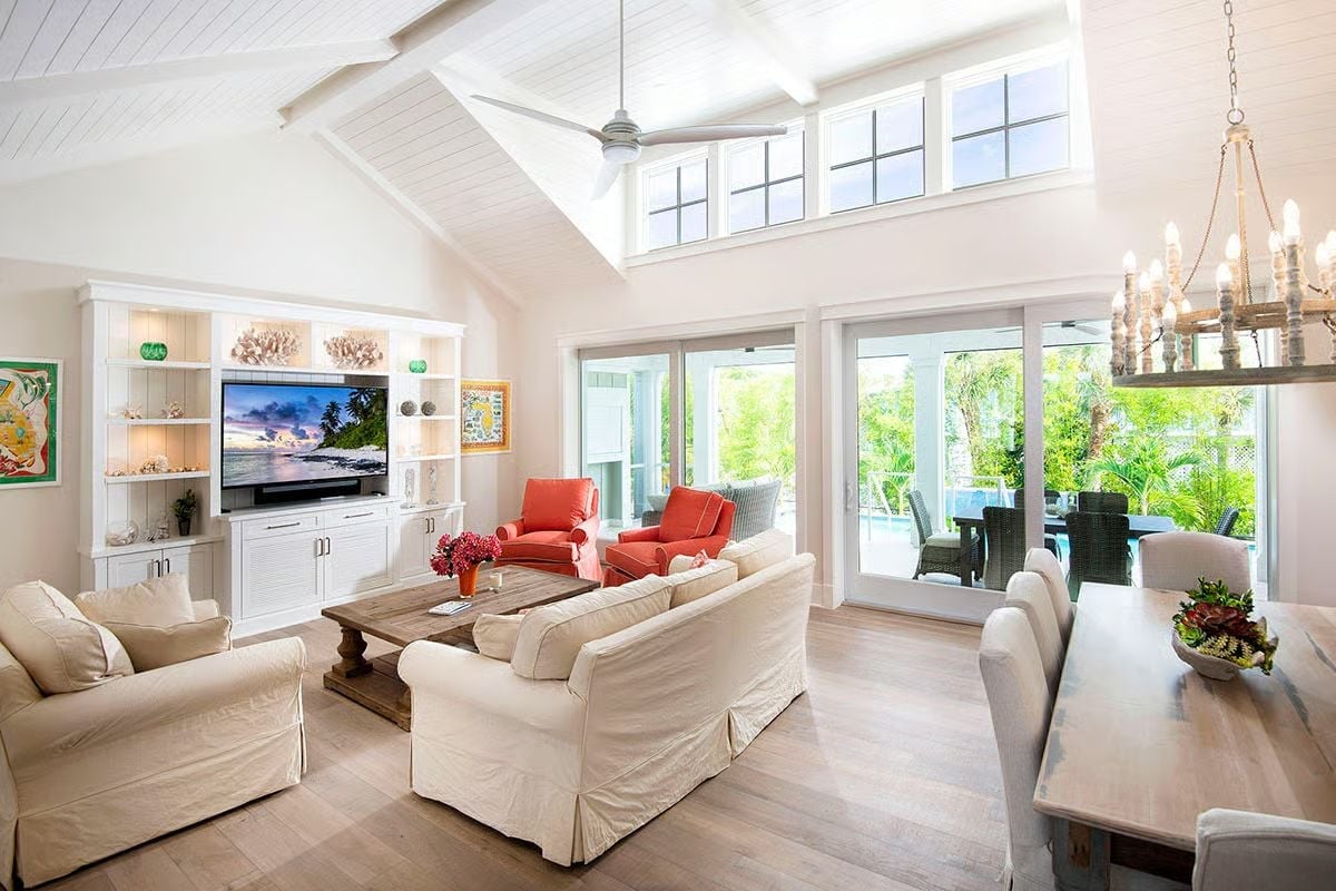 Coral Chairs Do the Heavy Lifting in a Room That Knows How to Stay Calm
