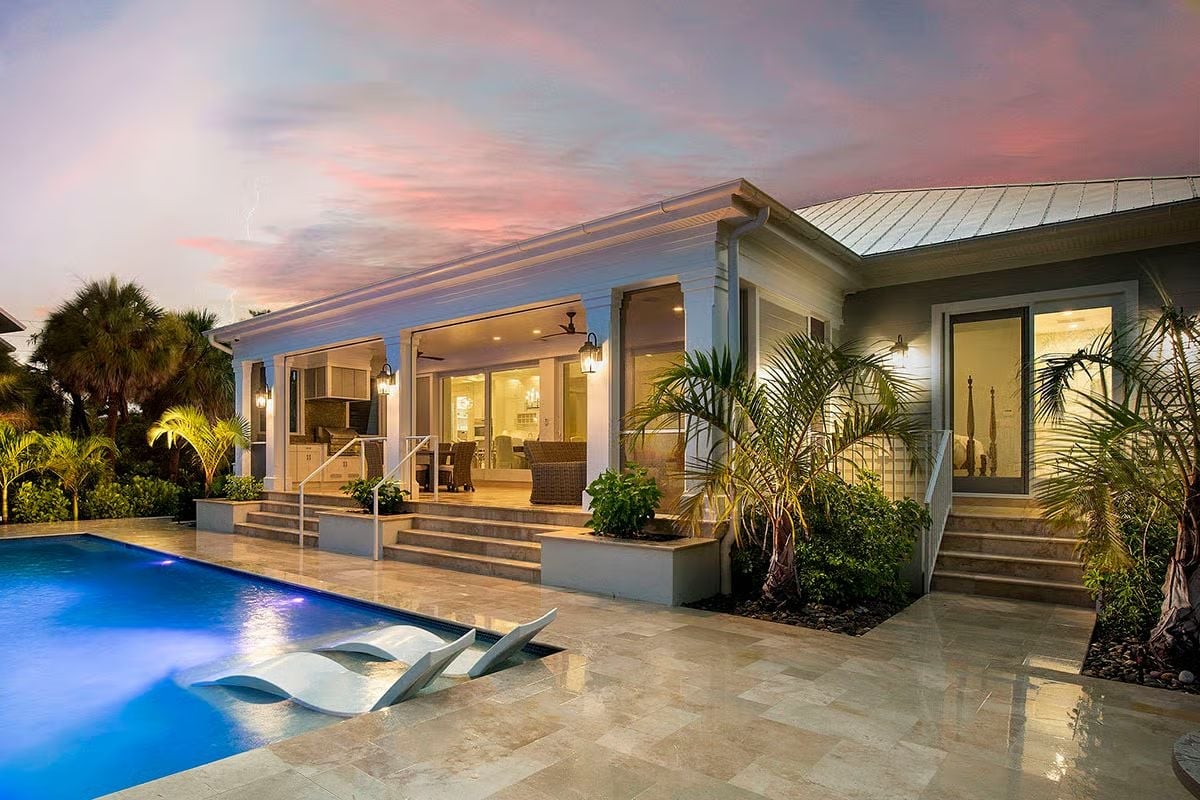 Waterlogged Chaise Loungers and a Sunset That Doesn't Play Fair