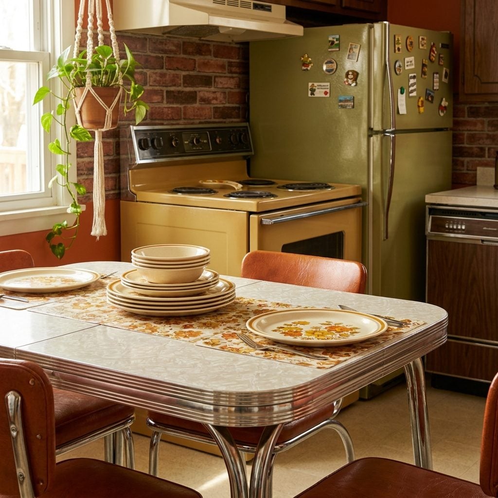 The Melamine Dishes in That One Unmistakable Autumn Pattern