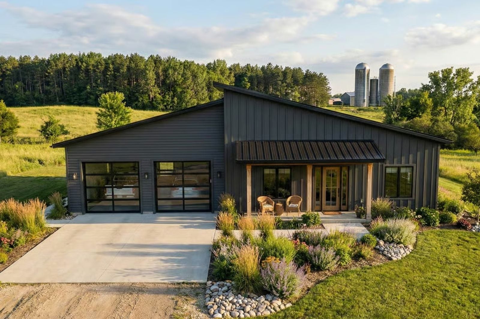 Midvale 2-Bedroom Modern with Drive-Through Garage Designed for Couples Who Bought the Lot Before They Bought the Plan (Floor Plan)