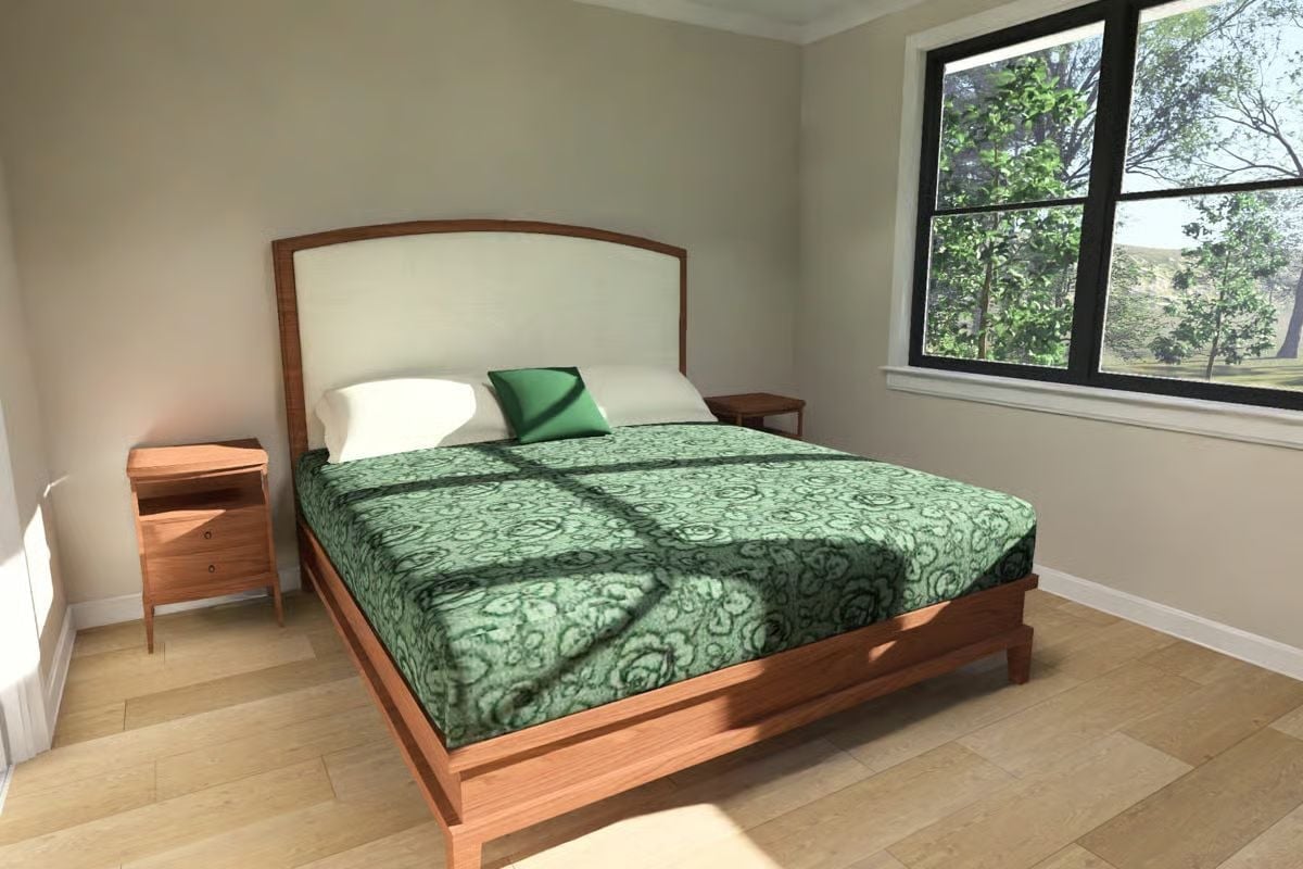 Green Floral Bedding That Actually Earns Its Place in a Neutral Room