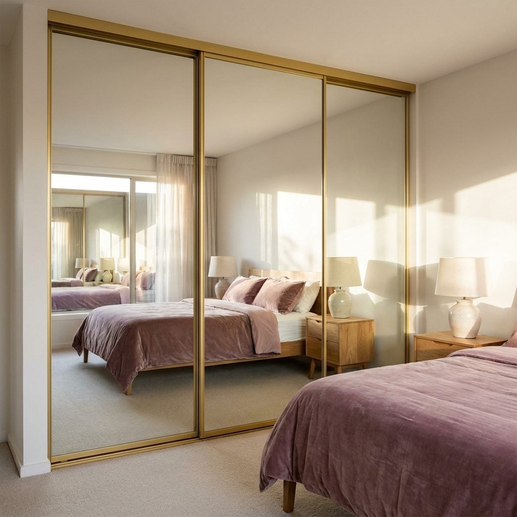 Mirrored Closet Doors