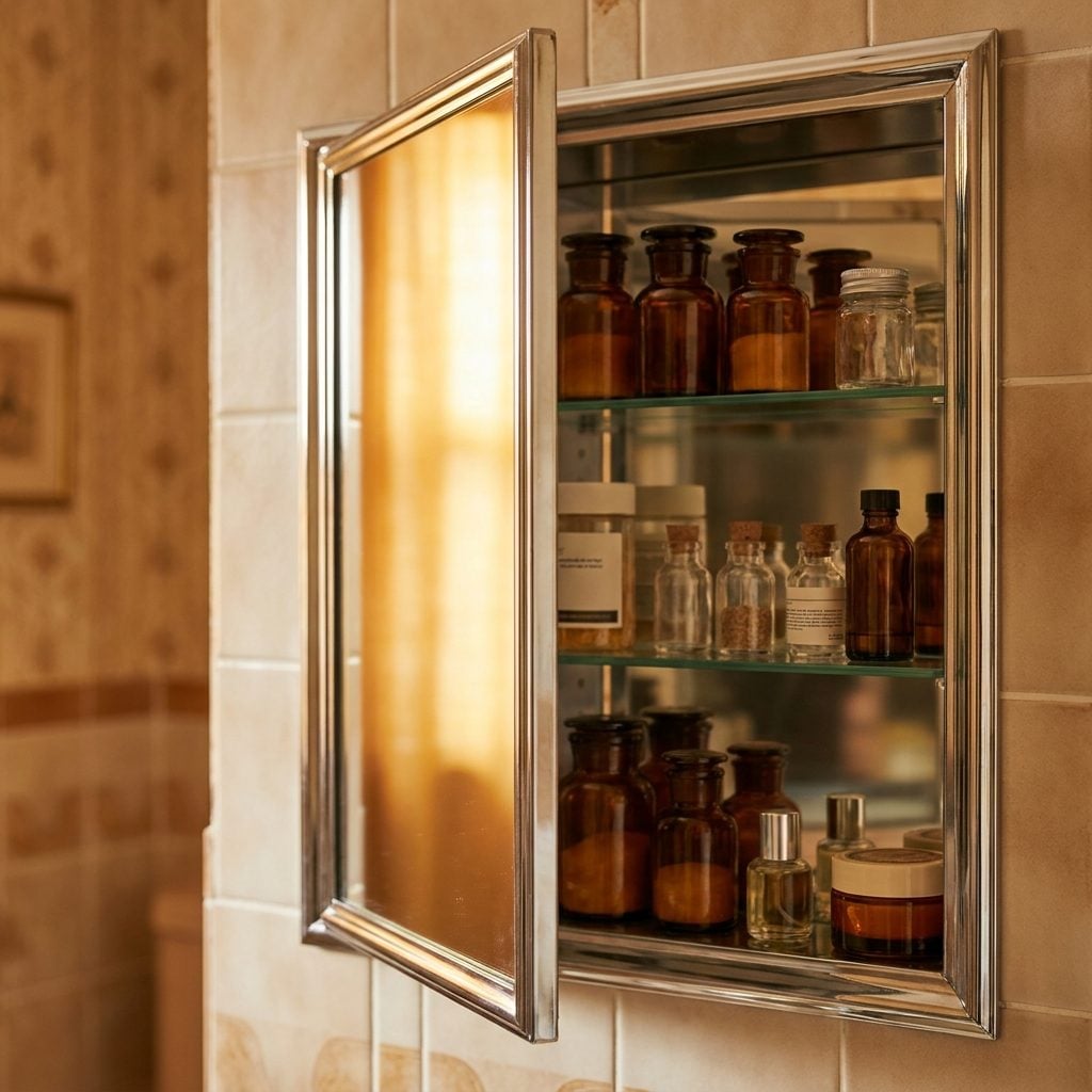 The Mirrored Medicine Cabinet Everyone Slammed Shut Too Hard