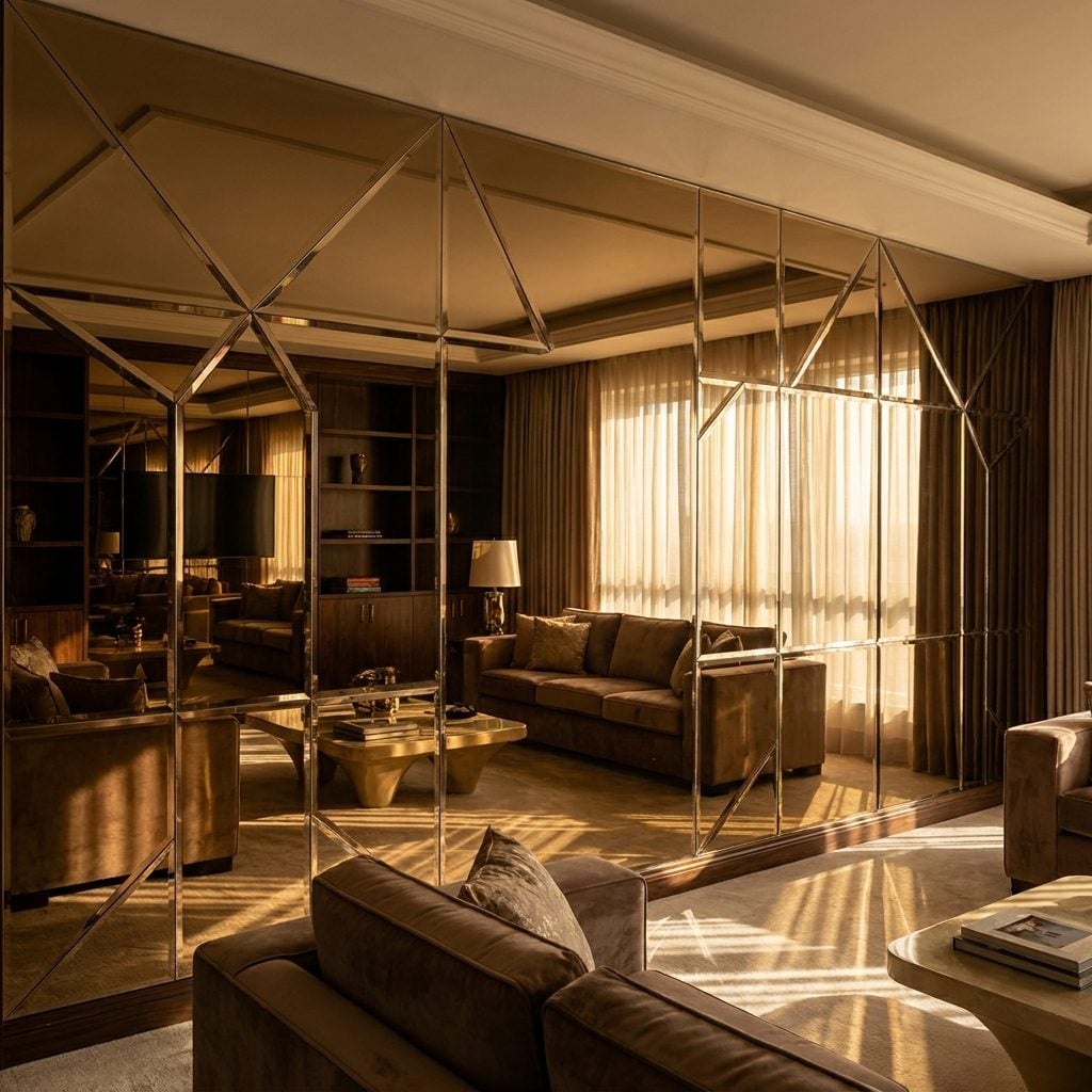 The Mirrored Wall That Made One Room Feel Like Two