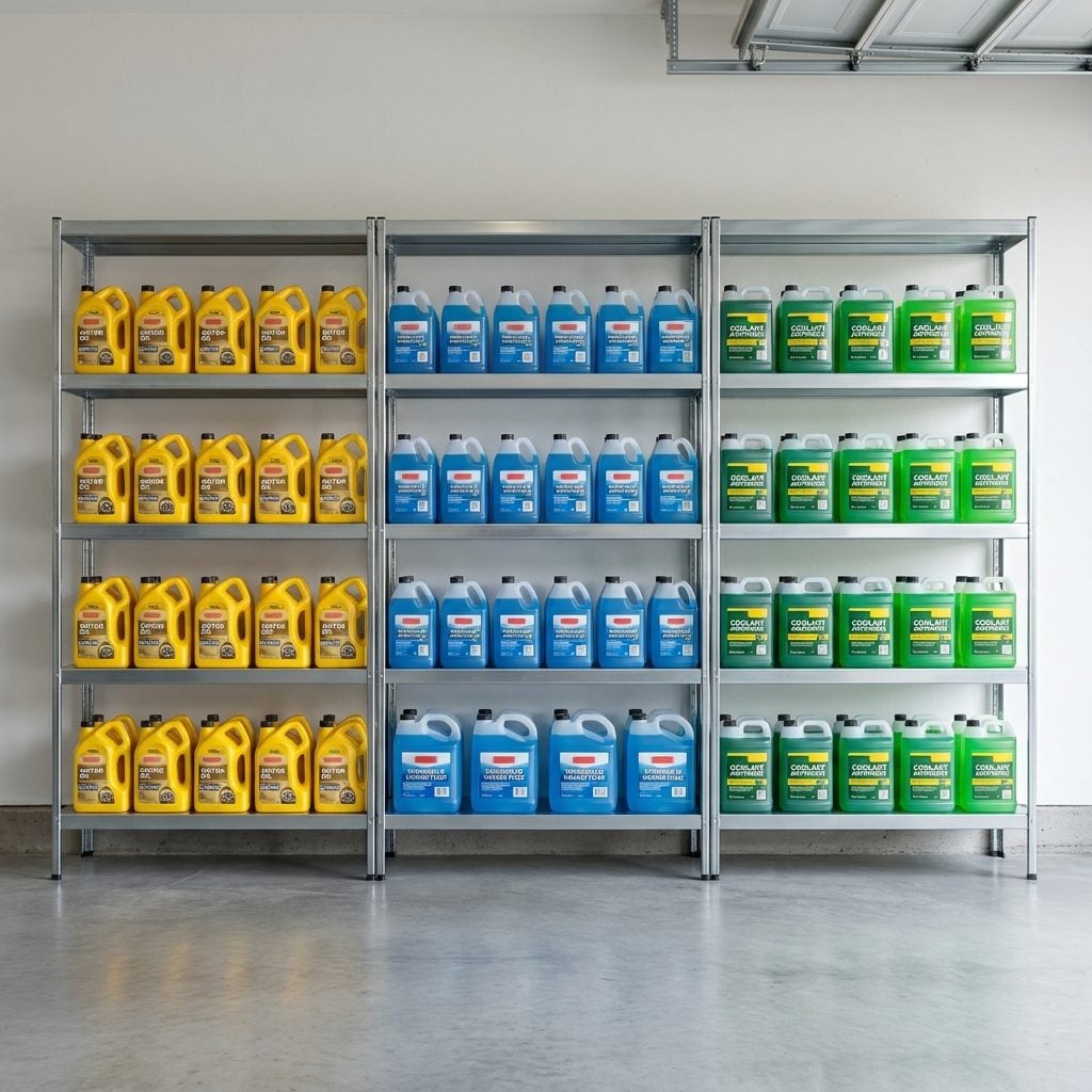 Motor Oil and a Rainbow of Automotive Fluids