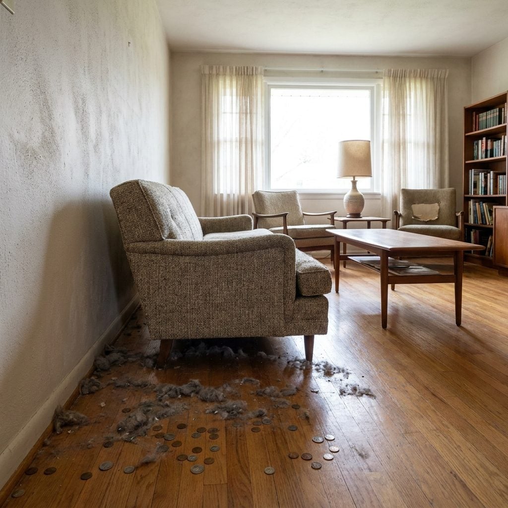 Moving Heavy Furniture to Clean Behind It