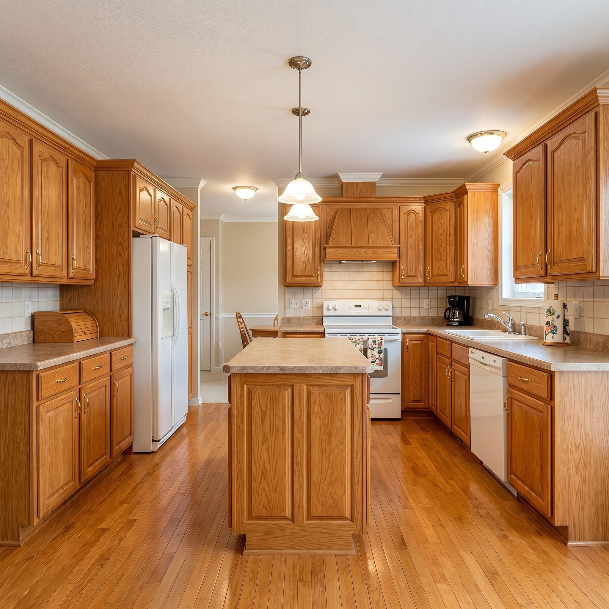 This Oak-Everything 1990s Kitchen Was Stuck in 1995 and Long Overdue for a Rescue — Here Are the 27 Before & After Designs