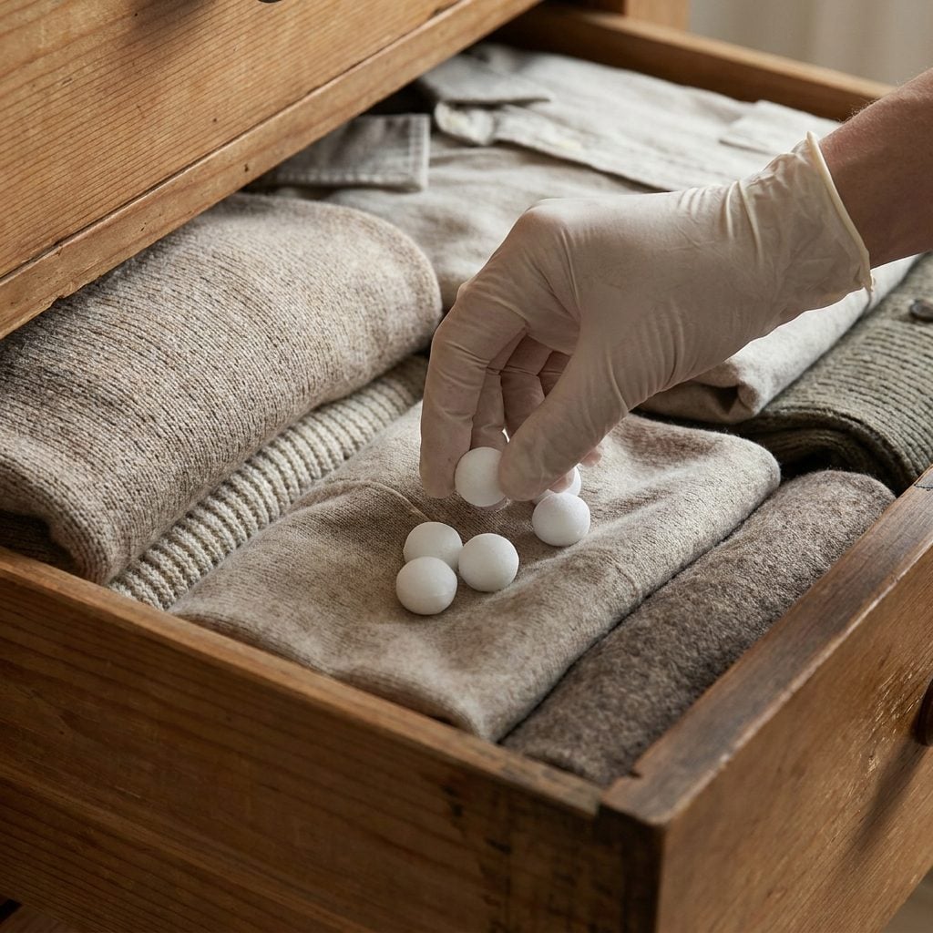 Packing Everything Away With Mothballs