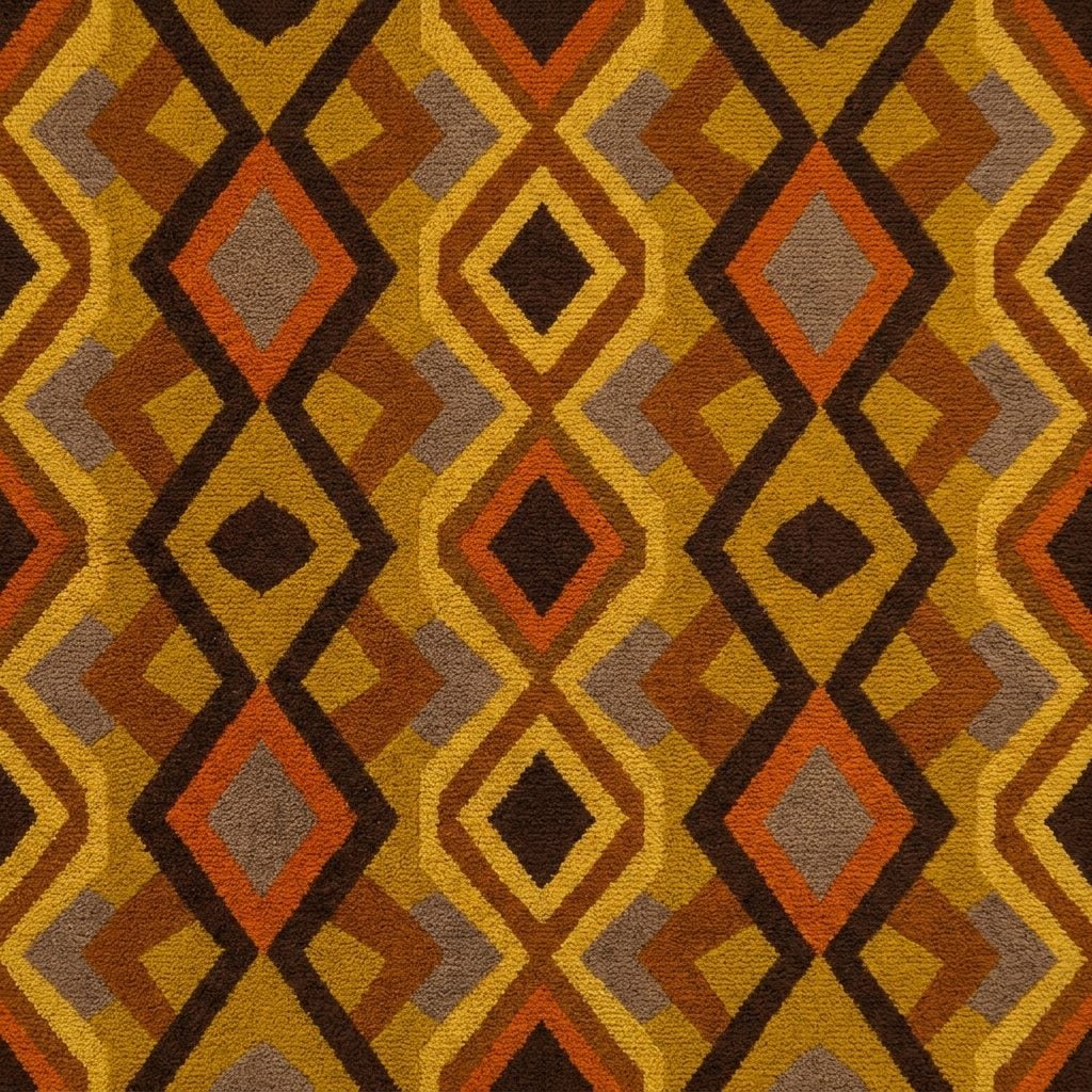 Patterned Wall-to-Wall Carpet