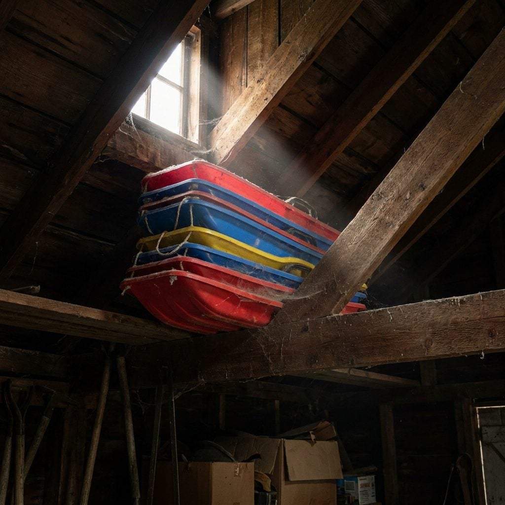 Plastic Sleds and Snow Toys