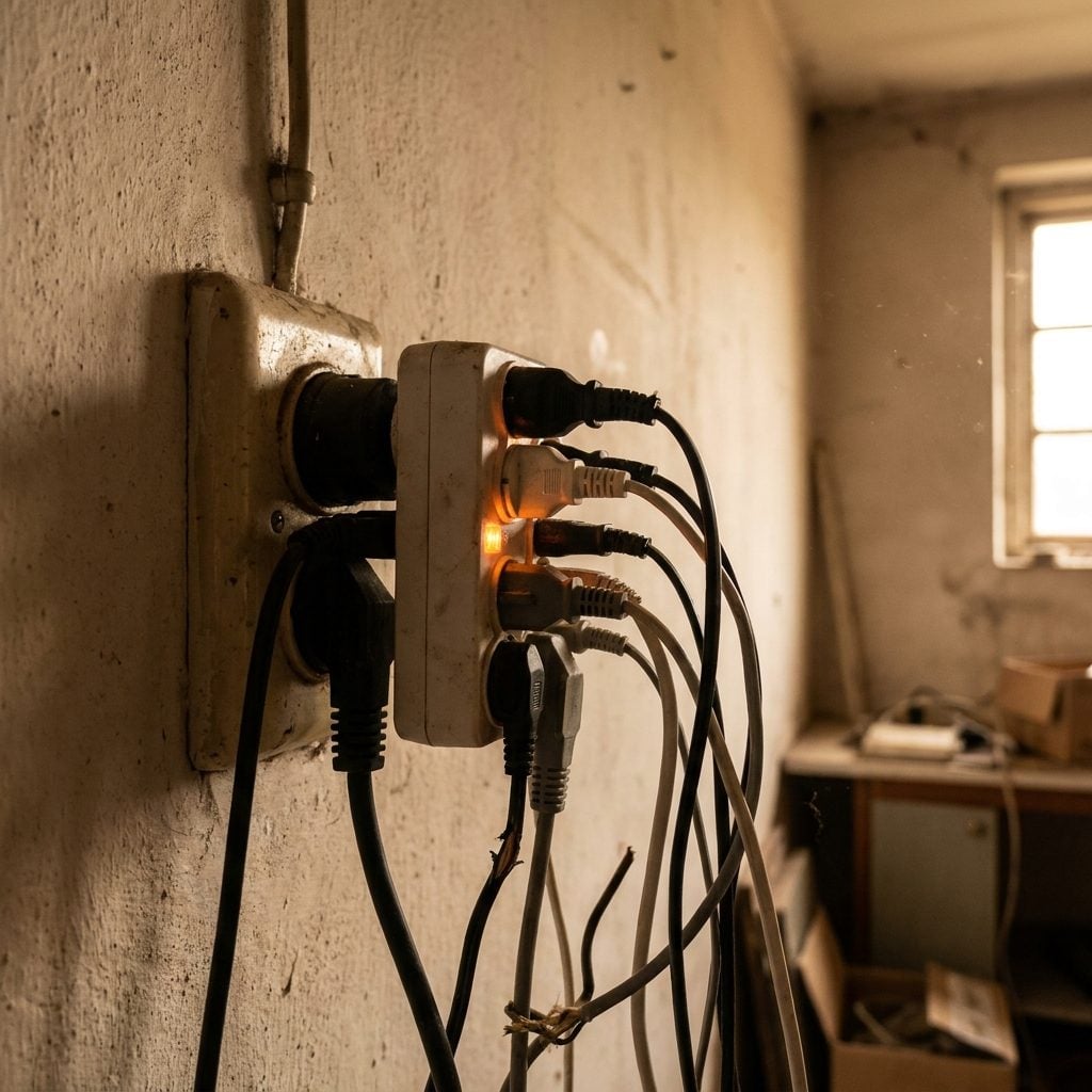 Plugging the Entire Display Into One Outlet and Hoping for the Best