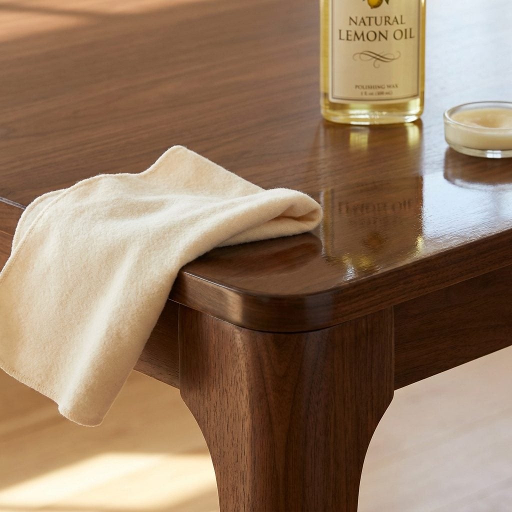 Polishing Every Piece of Wooden Furniture Until You Could See Your Face