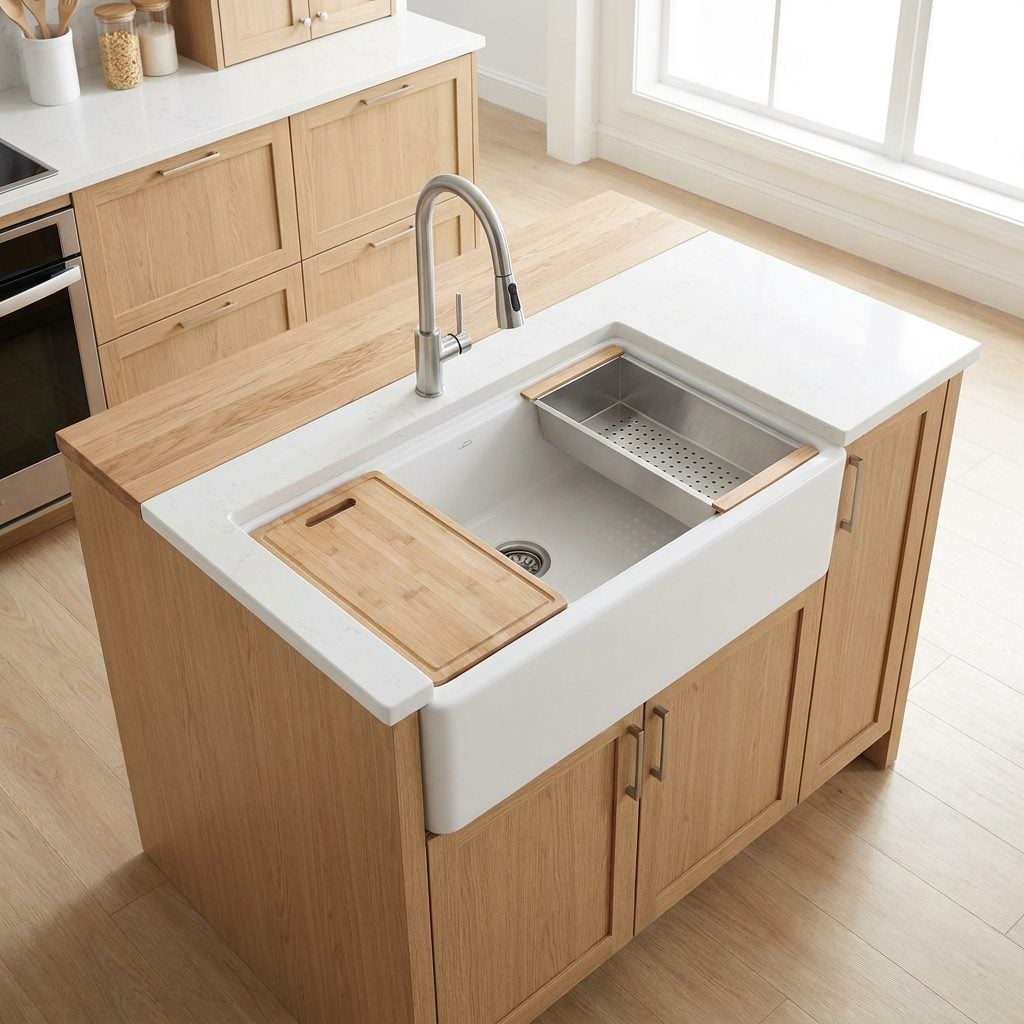 Putting an Oversized Sink in a Small Island