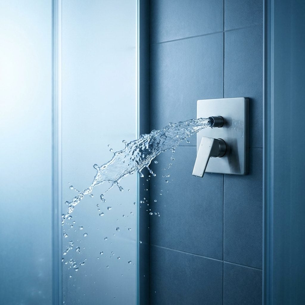 Putting the Shower Controls Where You Have to Get Wet to Turn the Water On